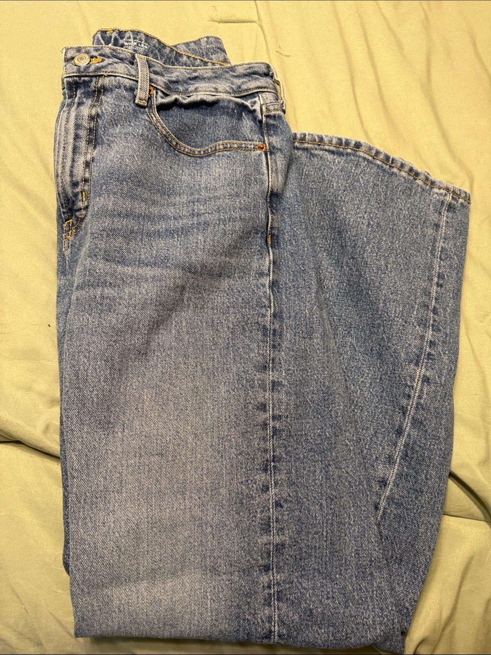Old Navy Blue Wide-Leg Jeans